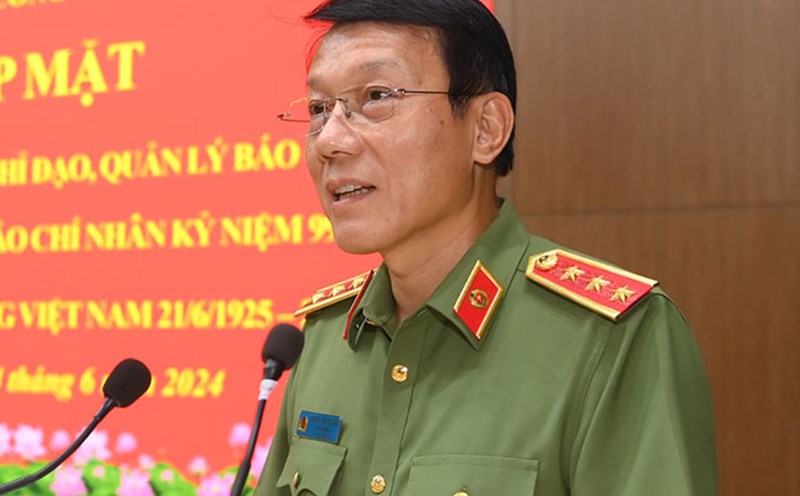 Bộ trưởng Bộ Công an Lương Tam Quang vừa có Thư khen gửi tới Cục Cảnh sát hình sự. Ảnh: Quang Việt