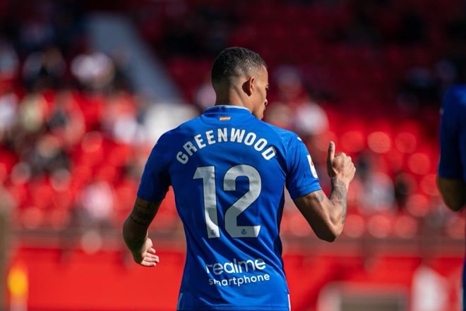 Greenwood đã có khoảng thời gian thi đấu ấn tượng ở Getafe theo dạng cho mượn.  Ảnh: AFP