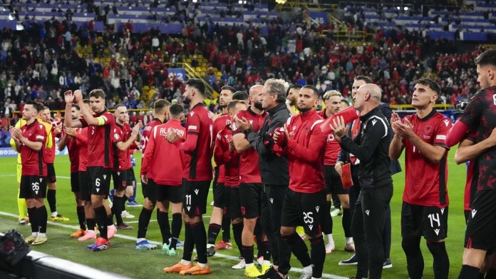 Tuyển Albania chơi không tệ mà chỉ thiếu chút may mắn. Ảnh: UEFA