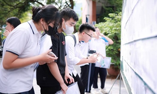Thí sinh đã hoàn thành bài thi tổ hợp tự nhiên, xã hội trong kỳ thi tốt nghiệp THPT 2024. Ảnh: Hải Nguyễn