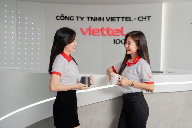 Người lao động tại Viettel IDC luôn được làm việc trong môi trường hấp dẫn, đảm bảo chính sách về tiền lương, phụ cấp. Ảnh: Viettel IDC