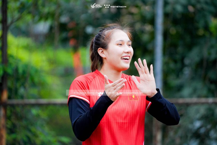 Nguyễn Lan Vy là đội trưởng tuyển bóng chuyền nữ U20 Việt Nam. Ảnh: Bóng chuyền Việt Nam