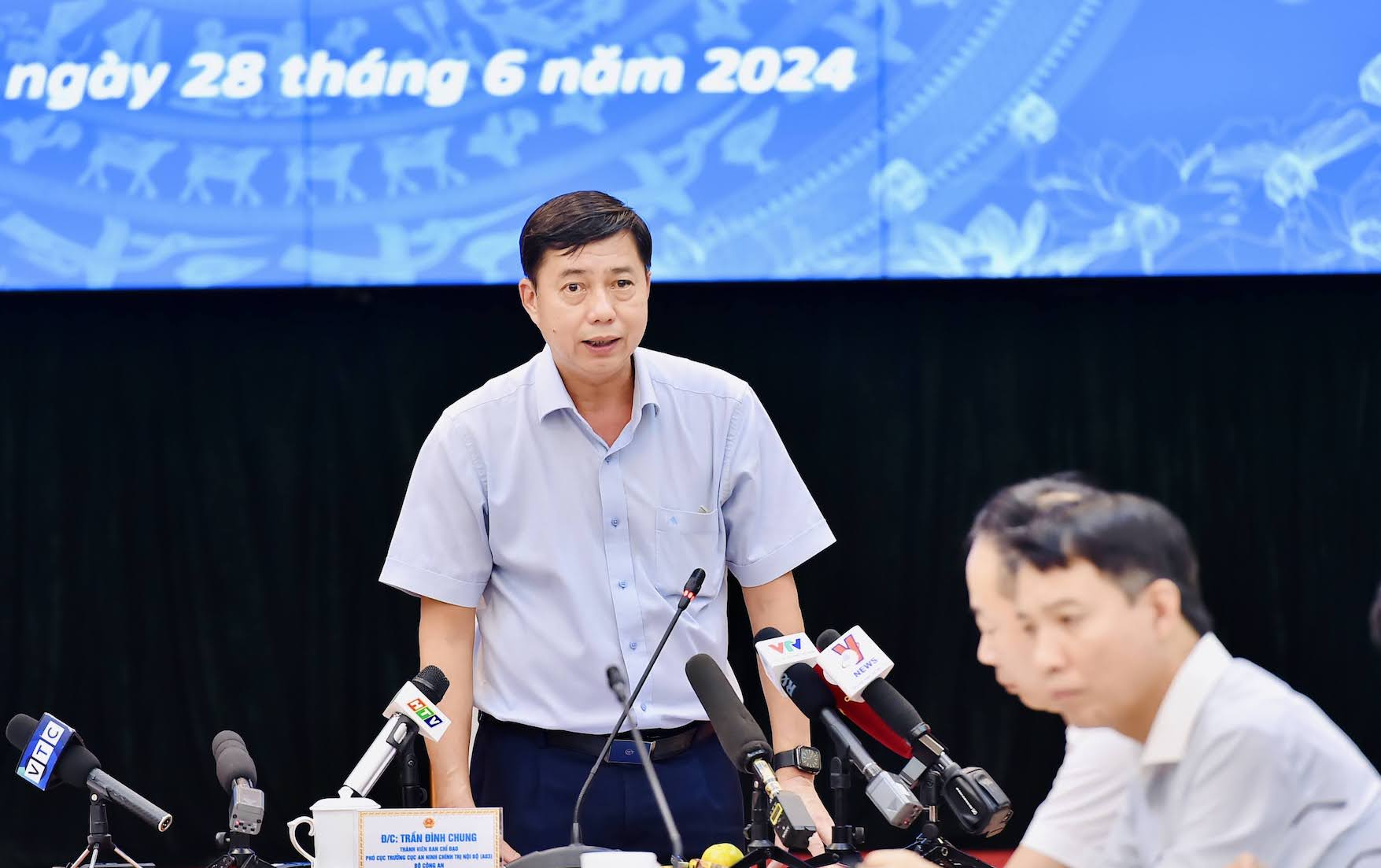 Thiếu tướng Trần Đình Chung, phó cục trưởng Cục An ninh chính trị nội bộ. Ảnh: Bộ GDĐT