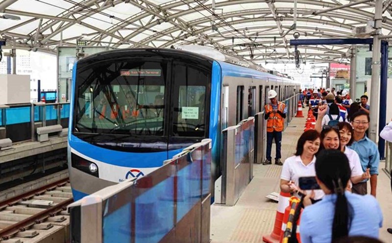 TPHCM dự kiến miễn phí vé đi Metro số 1 trong 3 tháng đầu khai thác. Ảnh: Anh Tú