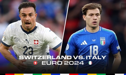 Italy đối đầu Thụy Sĩ tại vòng 16 đội EURO 2024.  Ảnh: Sporting News