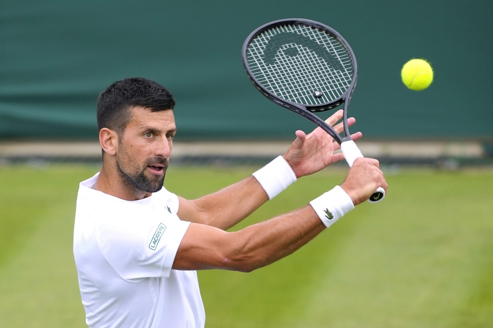 Novak Djokovic đã sẵn sàng thi đấu tại Wimbledon 2024. Ảnh: Wimbledon