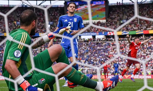 Đội tuyển Italy sớm thất bại với nhiệm vụ bảo vệ chức vô địch châu Âu. Ảnh: UEFA