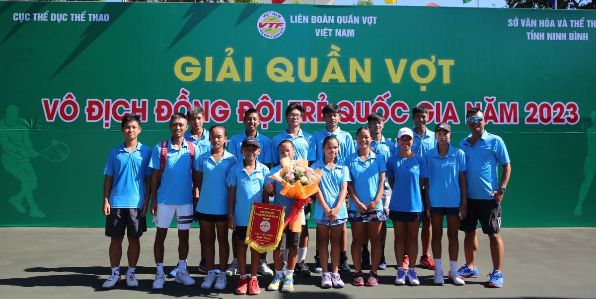 Hơn 200 vận động viên dự Giải quần vợt đồng đội trẻ quốc gia 2024