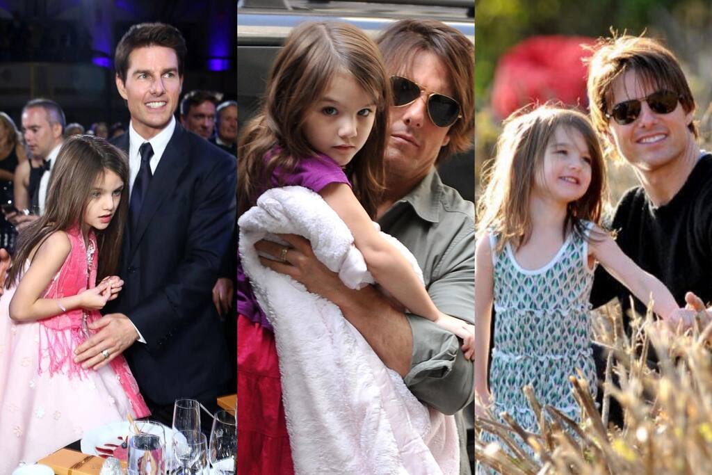 Tom Cruise và con gái từng có khoảng thời gian hạnh phúc trước khi anh gia nhập giáo hội. Ảnh: InTouch Weekly