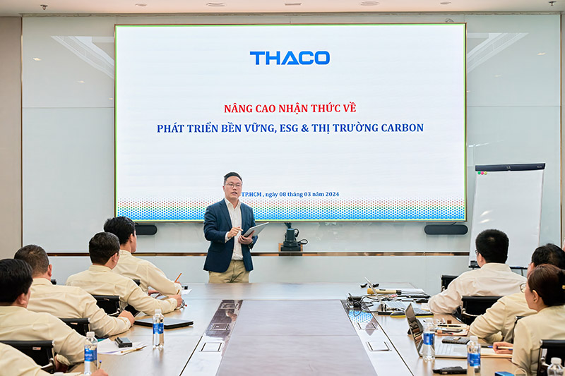 THACO chú trọng nâng cao năng lực của đội ngũ nhân sự sẵn có, hình thành lực lượng nhân sự công nghiệp thế hệ mới. Ảnh: Thaco Group