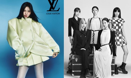 Hyein NewJeans và LE SSERAFIM đều là đại sứ Louis Vuitton. Ảnh: Instagram