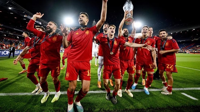 Tây Ban Nha vừa vô địch Nations League vào mùa hè năm ngoái. Ảnh: UEFA