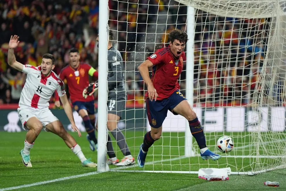 Tây Ban Nha từng thắng 7-1 trước Georgia vào tháng 9.2023. Ảnh: UEFA