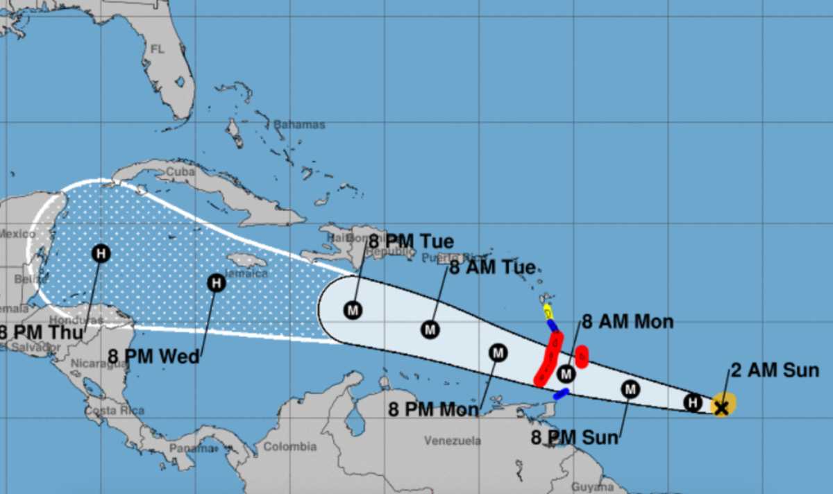 Hurricane Beryl on Sunday, June 30 at 2 a.m., according to the National Hurricane Center.