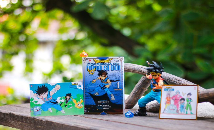 Tập 1 bộ truyện tranh “Dấu Ấn Rồng Thiêng: Cuộc phiêu lưu của Dũng sĩ Dai”. Ảnh: Nhà xuất bản Kim Đồng