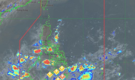 Theo dự báo bão, có tới 3 cơn bão gần Biển Đông có khả năng hình thành trong tháng 7. Ảnh: PAGASA