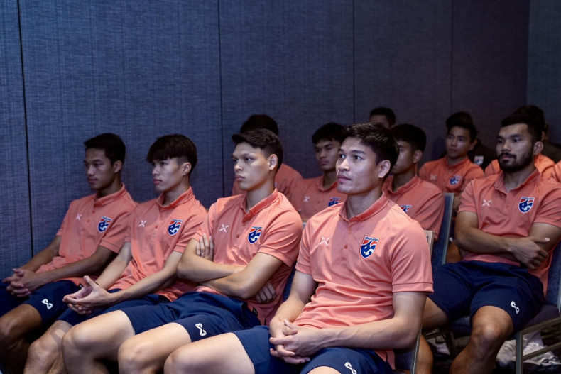 Tuyển Thái Lan đặt mục tiêu đánh bại tuyển Trung Quốc và Singapore để có vé đi tiếp tại vòng loại World Cup 2026. Ảnh: Bangkok Post