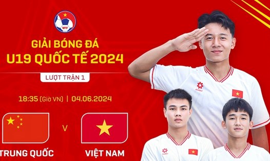 U19 Việt Nam có trận đấu gặp U19 Trung Quốc tại giải giao hữu quốc tế 2024. Ảnh: VFF