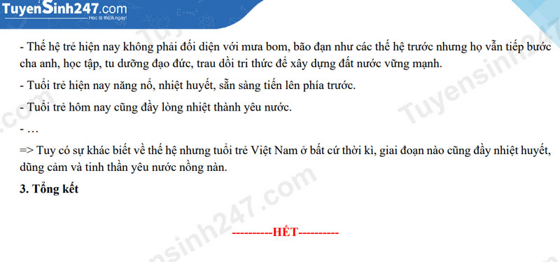 Gợi ý đáp án đề thi môn Ngữ Văn vào lớp 10 - Bình Định 2024. Ảnh: Tuyensinh247