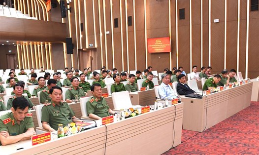 Chủ tịch nước Tô Lâm cùng các đại biểu dự hội nghị. Ảnh: Bộ Công an