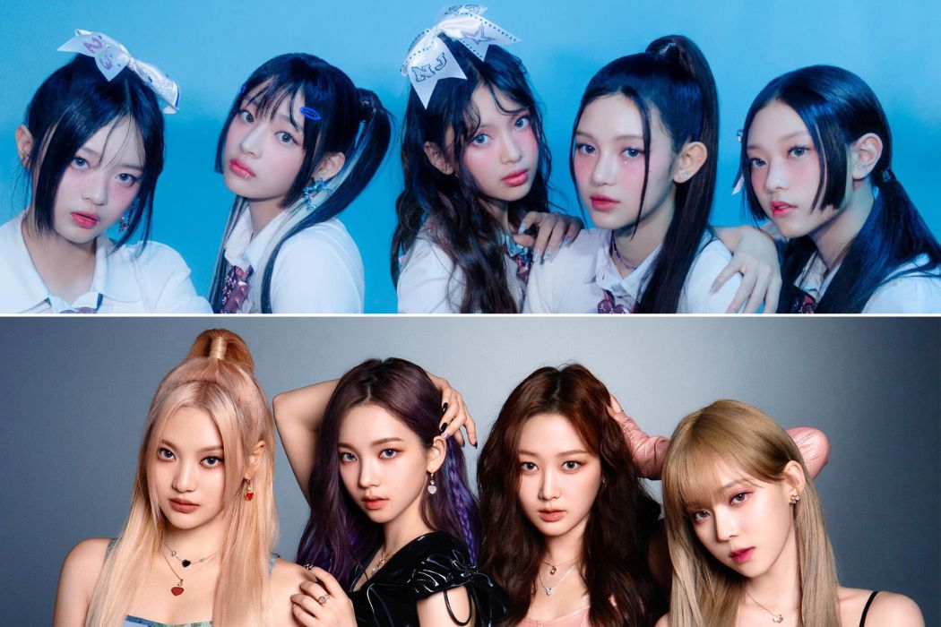 NewJeans và aespa. Ảnh: ADOR, SM