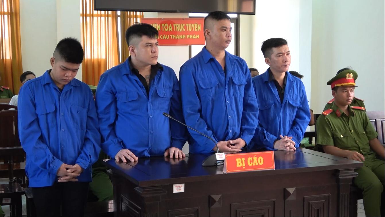 4 bị cáo tại phiên Tòa. Ảnh: Xuân Nhi