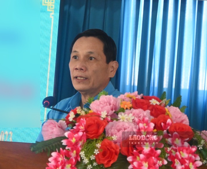 Ông Lê Minh Hùng – Chủ tịch LĐLĐ tỉnh Tiền Giang. Ảnh: Thành Nhân