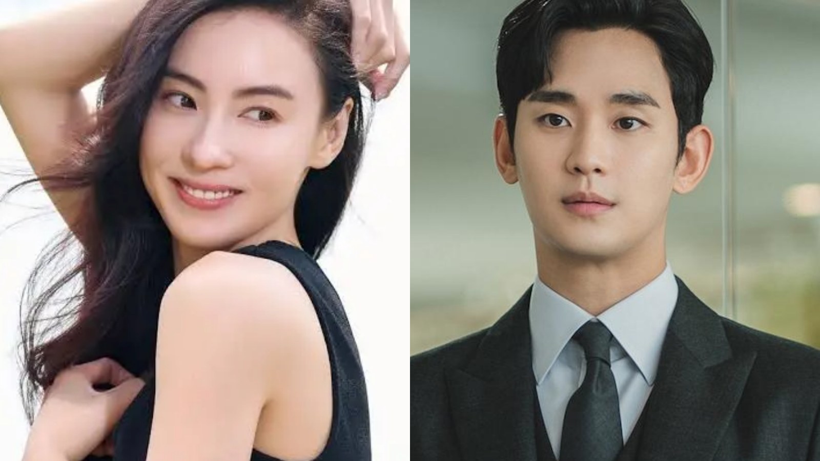 Trương Bá Chi và Kim Soo Hyun. Ảnh: Instagram
