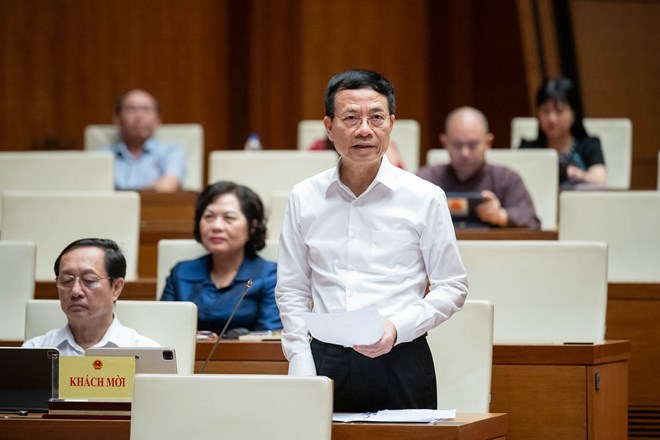Bộ trưởng Nguyễn Mạnh Hùng nói về việc bị tiêu tiền mà không biết vì lộ dữ liệu cá nhân