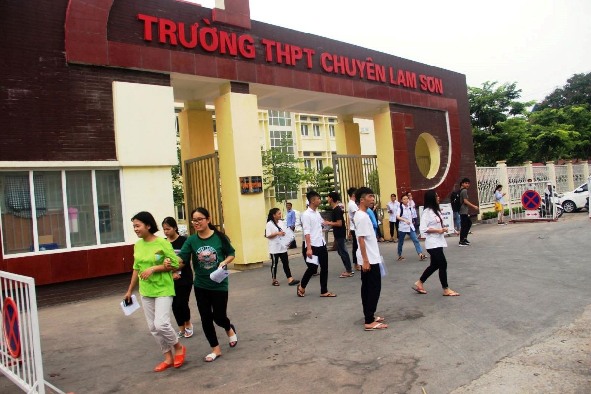Trường THPT chuyên Lam Sơn, Thanh Hóa. Ảnh: T.L