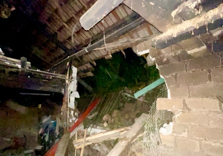 Đá lăn từ trên núi khiến 1 người tử vong ở Hà Giang. Ảnh: Ban tuyên giáo Tỉnh ủy Hà Giang.