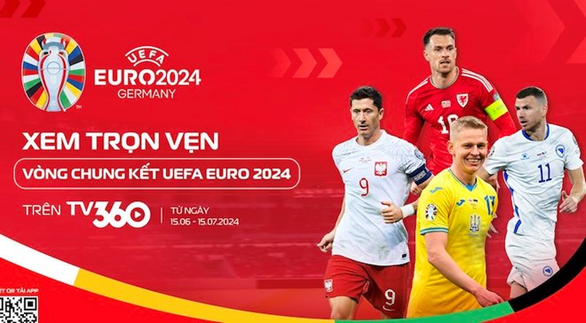 Xem trực tiếp EURO 2024 trên các kênh nào?