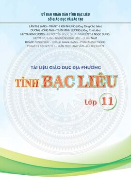 Sách chưa được xuất bản được Sở Giáo dục Đào tạo tỉnh Bạc Liêu chỉ đạo giảng dạy. Ảnh: Nhật Hồ