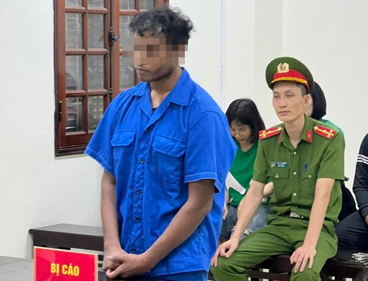 Bị cáo tại phiên tòa. Ảnh: Công an Quảng Ninh