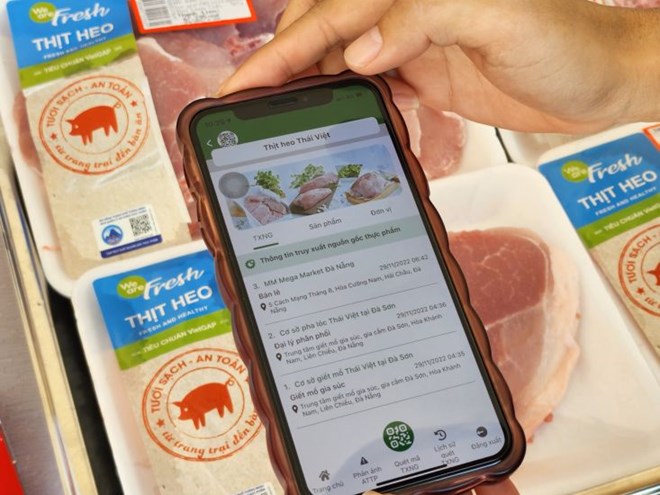 Đà Nẵng thực hiện đề án truy xuất nguồn gốc thực phẩm qua app để quản lý ATTP. Ảnh: Thùy Trang