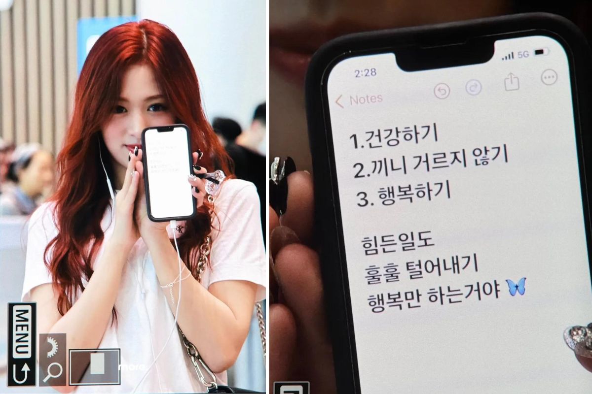 Ahyeon gửi lời nhắn đến người hâm mộ đã chờ đợi ở sân bay. Ảnh: Naver