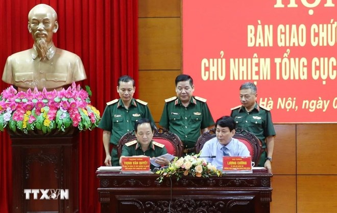 Bàn giao nhiệm vụ Chủ nhiệm Tổng cục Chính trị Quân đội nhân dân Việt Nam