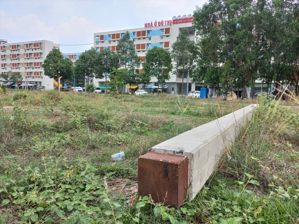 Khu đất để thực hiện dự án nhà ở xã hội Định Hòa giai đoạn tiếp theo. Ảnh: Đình Trọng