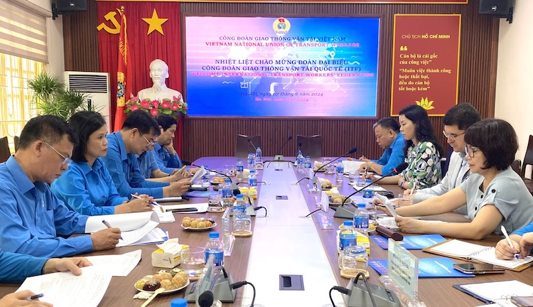 Quang cảnh buổi làm việc. Ảnh: CĐGTVTVN