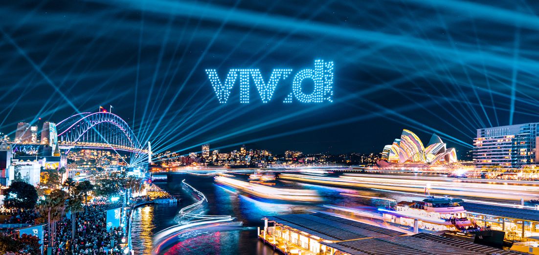 Vivid Sydney là sự kiện nghệ thuật lớn nhất Nam bán cầu. Ảnh: The Rocks