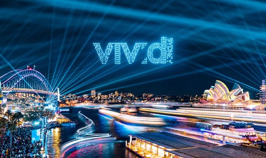 Vivid Sydney là sự kiện nghệ thuật lớn nhất Nam bán cầu. Ảnh: The Rocks