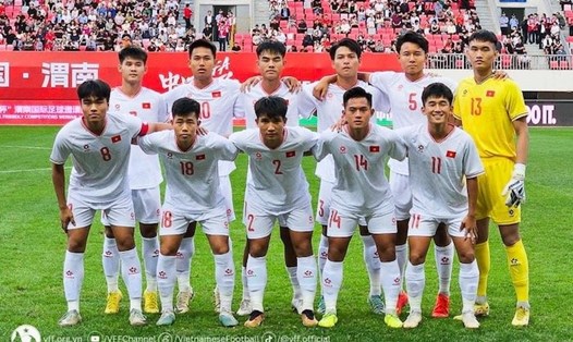 U19 Việt Nam gặp U19 Hàn Quốc tại giải giao hữu U19 Quốc tế 2024. Ảnh: VFF