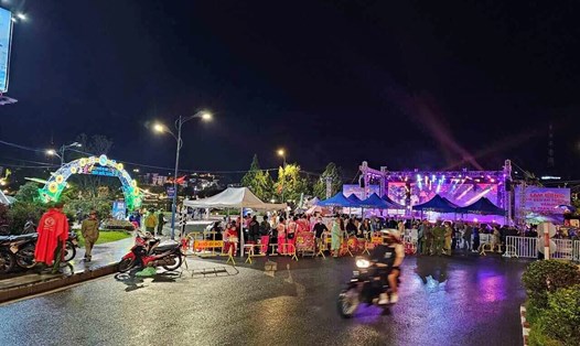 Phố đi bộ là tuyến đường thơ mộng nhất trung tâm TP Đà Lạt. Ảnh: Mai Hương