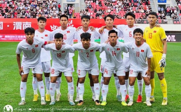 U19 Việt Nam hướng tới mục tiêu thi đấu sòng phẳng trước U19 Hàn Quốc. Ảnh: VFF