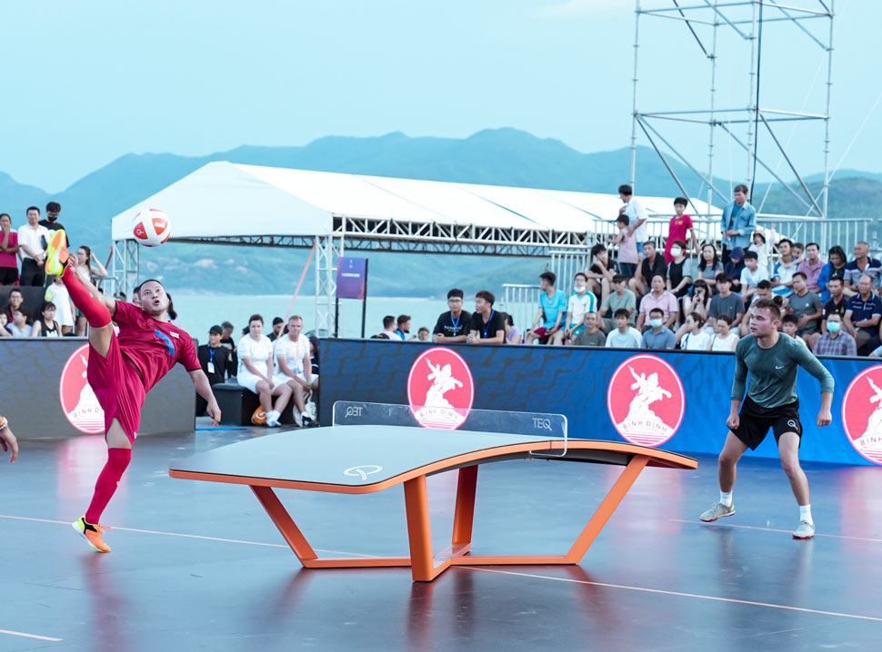 Kỳ vọng Giải Teqball sẽ là làn gió mới đối với du lịch Bình Định. Ảnh: Dũng Nhân