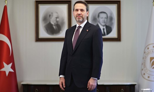 Bộ trưởng Năng lượng Thổ Nhĩ Kỳ Alparslan Bayraktar. Ảnh:  Bộ Năng lượng Thổ Nhĩ Kỳ 