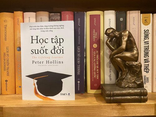 Cuốn sách "Học tập suốt đời" (The lifelong leaner) chính thức ra mắt bạn đọc Việt Nam. Ảnh: NXB