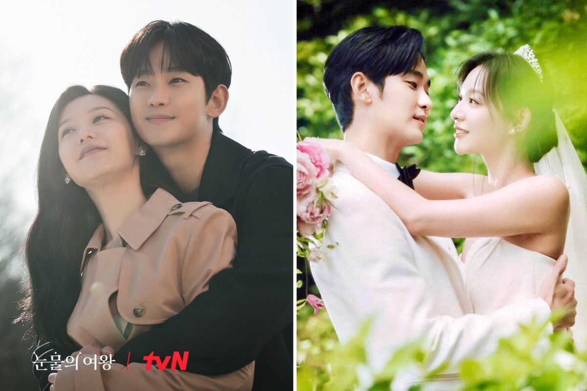 Kim Ji Won và Kim Soo Hyun vướng tin đồn hẹn hò khi đóng “Nữ hoàng nước mắt“. Ảnh: Nhà sản xuất