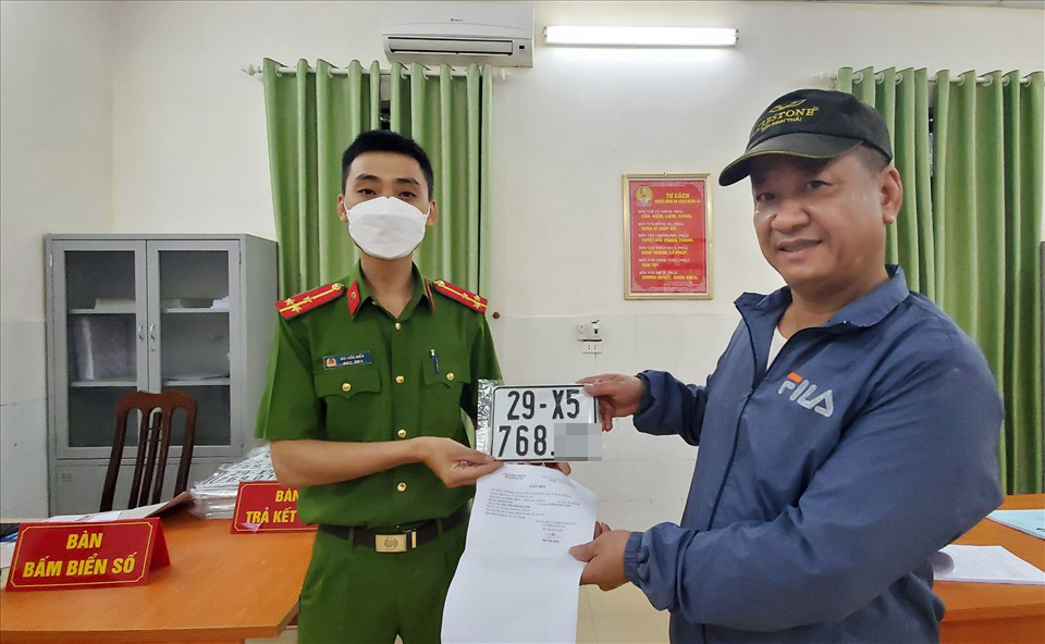 Biển số xe sẽ được quản lý theo mã định danh từ 1.1.2025. Ảnh: Tô Thế
