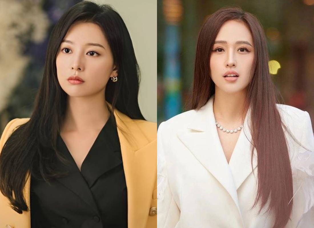 Mai Phương Thúy và Kim Ji Won. Ảnh: Facebook nhân vật/Instagram